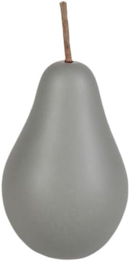 Goodsright Decor Nordic Sculpture Figurines for Interior Office Desk Accessories Home Decor Pear Ceramic Room Decor Abstract Fruit Ornaments Gift (Color : A-Large, Size : Medium)