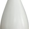 Goodsright Decor 7.4" H Chinese Minimalist Ceramic Vases, Floral Bud Vase, Dried Flower Arrangement Art Modern Vase Water Bottle for Home Office, White 8