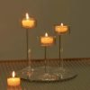 Goodsright Decor 6 Pieces Glass Candleholders Tea Light Candle Holders Clear Wedding Hurricane Tall Elegant Ideal for Dining Party Home Decor Parties Table Settings Gifts