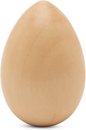 41O5TjagHKL._AC_SL1000 Goodsright Decor Varnished Wooden Easter Egg Ornaments 2 inch, Pack of 100 Wooden Eggs for Crafts, Easter Egg Hunt Supplies, Craft Eggs