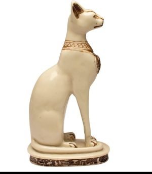Goodsright Decor Discoveries Egyptian Imports Bastet Cat Goddess Statue - Bronze - 8" Tall - Made in Egypt