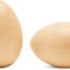 41tnSPLGlEL._AC_SL1000 Goodsright Decor Varnished Wooden Easter Egg Ornaments 2 inch, Pack of 100 Wooden Eggs for Crafts, Easter Egg Hunt Supplies, Craft Eggs