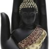 Goodsright Decor Buddha Sculpture in The Palm, Resin Handicraft Buddha Sculpture, Suitable for Home Office Decoration and Art Collection