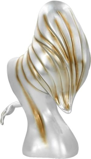 Goodsright Decor Art Statue, Sculptures Home Decor Modern Style Women Figurine, Resin Bust Decorative Objects on Shelf Table Desk for Living Room Bedroom Office