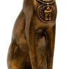 Goodsright Decor Discoveries Egyptian Imports Bastet Cat Goddess Statue - Bronze - 8" Tall - Made in Egypt