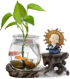 Goodsright Decor Creative Glass Transparent Green Radish hydroponic vase Modern Minimalist Home Living Room Desk Decoration Flower Arrangement Small Ornaments Living Room Decoration Home