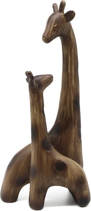 Goodsright Decor Leopard Hunting Antelope Statues, Wild Animal Jaguar Cheetah Figurines Decor, Predator Art Sculptures, Creative Decoration for Living Room Office, Resin 11''