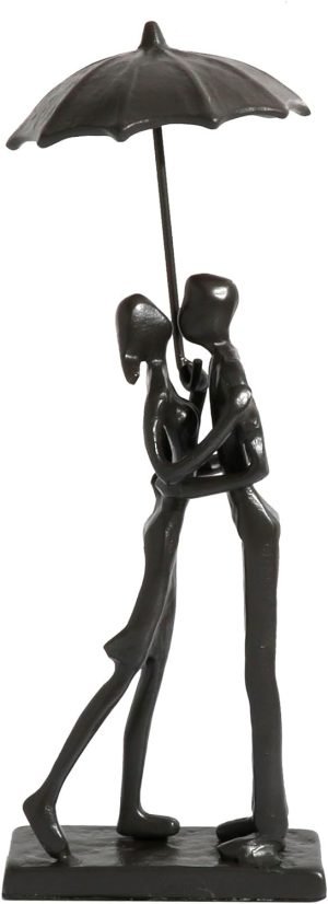 Goodsright Decor Pristine Bronze Abstract Couple Statue