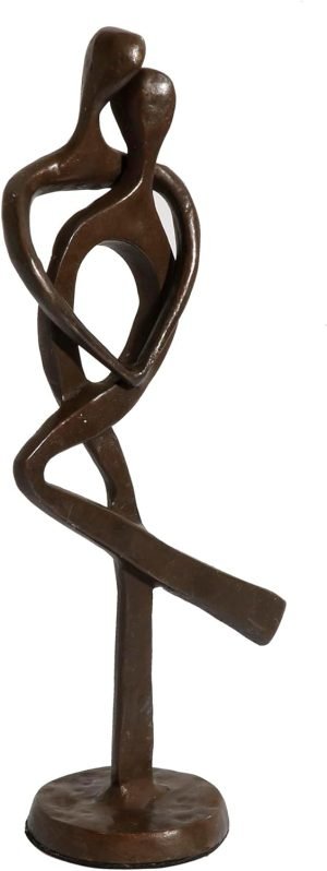 Goodsright Decor Pristine Bronze Abstract Couple Statue
