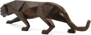 Goodsright Decor Leopard Hunting Antelope Statues, Wild Animal Jaguar Cheetah Figurines Decor, Predator Art Sculptures, Creative Decoration for Living Room Office, Resin 11''