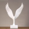 Goodsright Decor Resin Angel Wings,Simulated Abstract Open Eagle Art Model,Modern Nordic Decoration,Resin Sculpture Statue Ornaments, Home Decor,Wings,TV,Wine Cabinet (02)