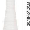 Goodsright Decor Tall White Ceramic Vase,Flower Vase 20" Pampas Grass Vase,Floor Vase,Modern Home Decorations,Handmade Brushed Skinny Vase for Decor Living Room Table Fire Mantel Entryway