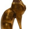 Goodsright Decor Discoveries Egyptian Imports Bastet Cat Goddess Statue - Bronze - 8" Tall - Made in Egypt