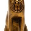 Goodsright Decor Discoveries Egyptian Imports Bastet Cat Goddess Statue - Bronze - 8" Tall - Made in Egypt