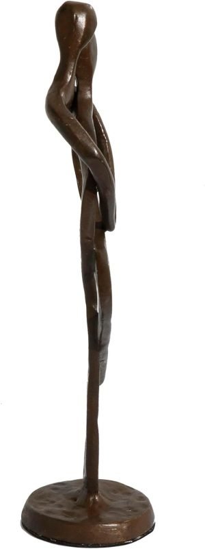 Goodsright Decor Pristine Bronze Abstract Couple Statue