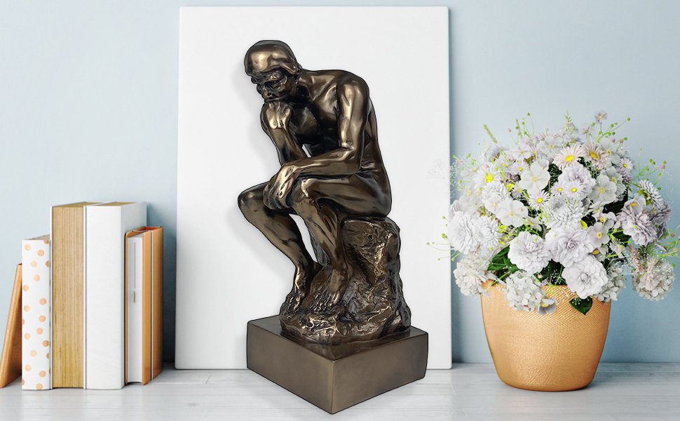 The Thinker Statue in Cold Cast Bronze