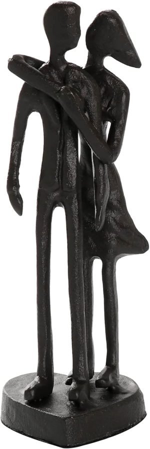 Goodsright Decor Pristine Bronze Abstract Couple Statue