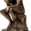 Goodsright Decor Thinker Statue, 12 Inch Large Thinker Statues Sculpture Home Decor Art Craft