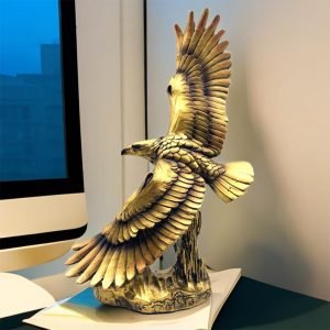 61EI-MVS0PL._AC_SL1000 Goodsright Decor 13 Inch Resin Eagle Statue Sculpture Frgurine Gift for Home Office Living Room Desktop Display Decorative Decoration