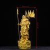 61GEy9J9v-L._AC_SL1500 Goodsright Decor Wood Carving God of Wealth Guan Yu with Flag Statue,Feng Shui Decor Guan Gong Statue Tabletop Shelf Decor,Guan Yun Chang Figurines Home Office Decor