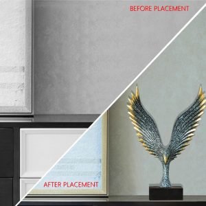 Goodsright Decor Resin Angel Wings,Simulated Abstract Open Eagle Art Model,Modern Nordic Decoration,Resin Sculpture Statue Ornaments, Home Decor,Wings,TV,Wine Cabinet (02)