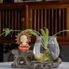 61Hz-ZTnwgL._AC_SL1000 Goodsright Decor Creative Glass Transparent Green Radish hydroponic vase Modern Minimalist Home Living Room Desk Decoration Flower Arrangement Small Ornaments Living Room Decoration Home