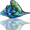 Goodsright Decor Glass Conch, Hand Blown Seashell Art Glass Figurine, Beautiful Home Decor, Crystal Glass Paperweight