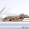 Goodsright Decor Acacia Wood Chain Link Decor- Natural Decorative Chain Links for Coffee Table Accessories, Book Shelves, Farmhouse, & Racks - Modern Rustic Home Decor Gift Ideas for Housewarming & Wedding