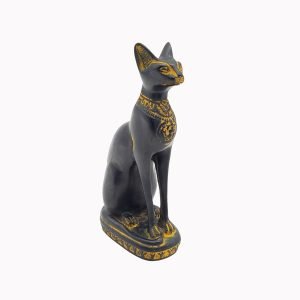 Goodsright Decor Discoveries Egyptian Imports Bastet Cat Goddess Statue - Bronze - 8" Tall - Made in Egypt