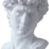 Goodsright Decor 11.8" Classic David Busts Statue Portrait Sculpture Resin Handicraft Home Decor