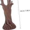 Goodsright Decor 3 pcs Garden Decorative vase Vintage Decor Tree Trunk vase Ornament Tree Trunk Flower Pot Tabletop Resin vase Office Decor Desktop Floral Vase Dry vase Synthetic Resin Modeling