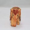 Goodsright Decor Indian Handicraft, Resin, Elephant Carved Painted Decorative Gift Item