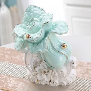 Goodsright Decor 18cm Ceramics Cabbage Statue Ornaments Handicrafts Creative Desktop Office Decorations