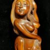 61RCt34qDLL._AC_SL1200 Goodsright Decor Vintage Wooden Sculpture Statuette Figures Home Decor Sexy Woman Carving Beauty People Classy Female Statue Naked Christmas Ornaments Good Luck Boxwood