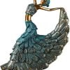 Goodsright Decor Peacock Dancer Figurine Peacock Dancer Figurine Classical Peacock Dancer Beauty Handicraft Resin Ornament Home Decoration for Home Bookshelf Cabinet