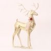61ihr9Dw1-L._AC_SL1500 Goodsright Decor Christmas Wrought Iron Elk Statue Metal Animal Figurine Art Crafts Ornament Elk Statues In Home Decor
