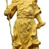 61mS6cxp15L._AC_SL1500 Goodsright Decor Wood Carving God of Wealth Guan Yu with Flag Statue,Feng Shui Decor Guan Gong Statue Tabletop Shelf Decor,Guan Yun Chang Figurines Home Office Decor