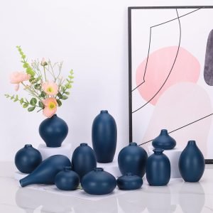 61pQYVO3H2L._AC_SL1500 Goodsright Decor Bud Vases Set of 12 - White Ceramic Bud Vases in Bulk Dining Table Centerpieces, Cute Mini Small Flower Vase for Pampas Grass&Single Flower Decor, Ideal Wedding Window Sill Aesthetic Desk Decor