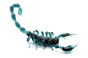 Goodsright Decor Glass Scorpion Glass Animals Murano Gift Blown Sculpture Collectible Artglass Lampwork Animal Figurines Miniature Mini Scorpion