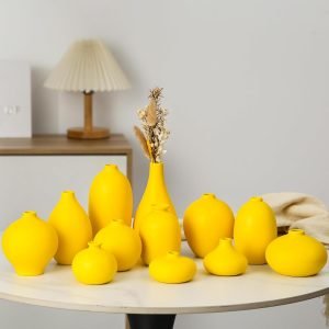 61r5RcmeRYL._AC_SL1500 Goodsright Decor Bud Vases Set of 12 - White Ceramic Bud Vases in Bulk Dining Table Centerpieces, Cute Mini Small Flower Vase for Pampas Grass&Single Flower Decor, Ideal Wedding Window Sill Aesthetic Desk Decor