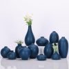 Goodsright Decor Bud Vases Set of 12 - Blue Ceramic Bud Vases in Bulk Dining Table Centerpieces, Cute Mini Small Flower Vase for Pampas Grass&Single Flower Decor, Ideal Wedding Window Sill Aesthetic Desk Decor