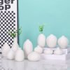 61tyDJdBnvL._AC_SL1500 Goodsright Decor Bud Vases Set of 12 - White Ceramic Bud Vases in Bulk Dining Table Centerpieces, Cute Mini Small Flower Vase for Pampas Grass&Single Flower Decor, Ideal Wedding Window Sill Aesthetic Desk Decor
