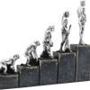 Goodsright Decor Climbing Books Ladder Statue Art Decor, Funny Book Stairs Sculpture, Climbing Mountain of Knowledge Figurines, Creative Decoration for Bedroom Living Room Office, Resin 12''
