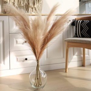 Goodsright Decor 11" Large Glass Vase for Decor,Clear Glass Vase for Plants Stems Branches,Glass Jug Vase for Home Decor,Shelf Decor,Mantel Decor,Medium(vase only)