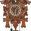 Goodsright Decor Cuckoo Clock with Working Bird Pendulum Wall Clock Wooden Cuckoo Clocks for Wall Coo Coo Clock with Night Mode for Living Room Bedroom Housewarming Gifts, Cuckoo Clock