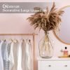 Goodsright Decor Large Glass Tall Floor Vase, 15in Glasseam Farmhouse Clear Vase Decor, Oversized Modern Big Jug Vase, Recycled Blown Decorative Pampas Vase for Flowers Living Room Home Decorations