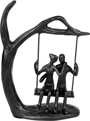 7196ri8NyBL._AC_SL1500 Goodsright Decor Wedding Gifts, Anniversary for Couple Her Him - Loving Couple Iron Sculpture, 12Inch Art Metal Couple Statues for Home Decor, Romantic Couple Figurines in Love, Couple Gifts