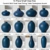 Goodsright Decor Bud Vases Set of 12 - Blue Ceramic Bud Vases in Bulk Dining Table Centerpieces, Cute Mini Small Flower Vase for Pampas Grass&Single Flower Decor, Ideal Wedding Window Sill Aesthetic Desk Decor