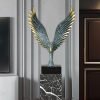 Goodsright Decor Resin Angel Wings,Simulated Abstract Open Eagle Art Model,Modern Nordic Decoration,Resin Sculpture Statue Ornaments, Home Decor,Wings,TV,Wine Cabinet (02)