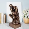 Goodsright Decor Thinker Statue, 12 Inch Large Thinker Statues Sculpture Home Decor Art Craft
